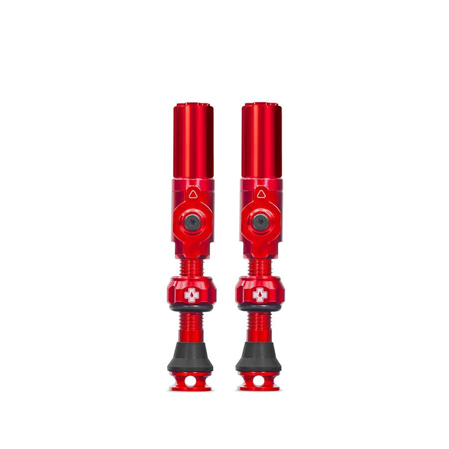 Muc-Off, Big Bore Hybrid Medium, Tubeless Valve, Hybrid, 35mm, Red, Pair
