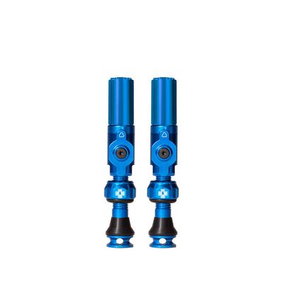 Muc-Off, Big Bore Hybrid Small, Tubeless Valve, Hybrid, 30mm, Blue, Pair