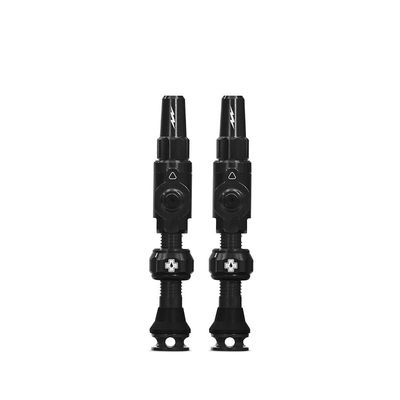 Muc-Off, Big Bore Lite Medium, Tubeless Valve, Presta, 35mm, Black, Pair