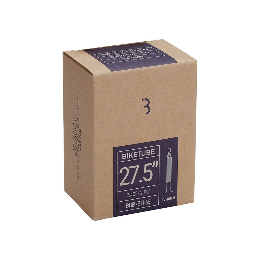 BBB Cycling, Tube, Presta, Length: 48mm, 27.5'', 2.40-2.80
