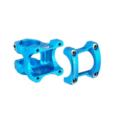 Industry Nine, A318, Stem, Diameter: 31.8mm, Length: 40mm, Steerer: 1-1/8'', 6Â°, Turquoise