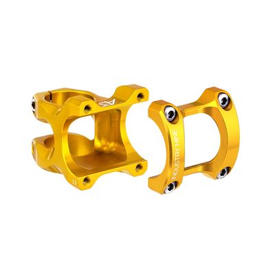 Industry Nine, A35, Stem, Diameter: 35mm, Length: 50mm, Steerer: 1-1/8'', 7Â°, Gold