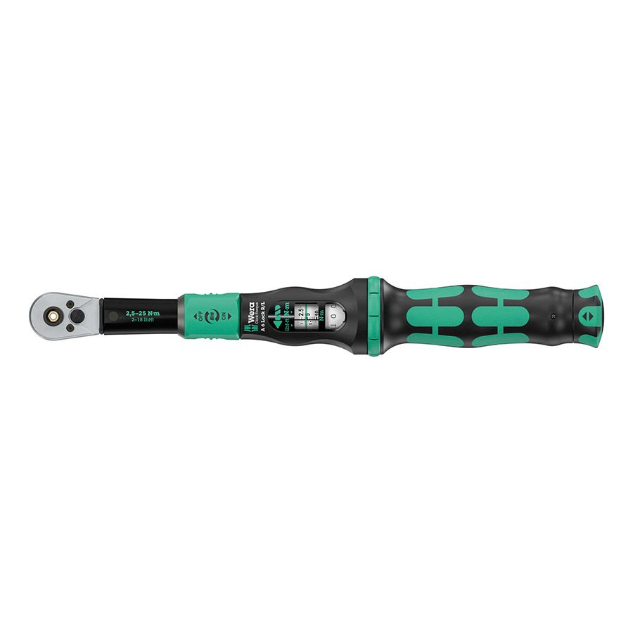 Wera, CLICK-TORQUE LOCK, Torque Wrench, Ratcheting: Yes, : 1/4", : Imperial
