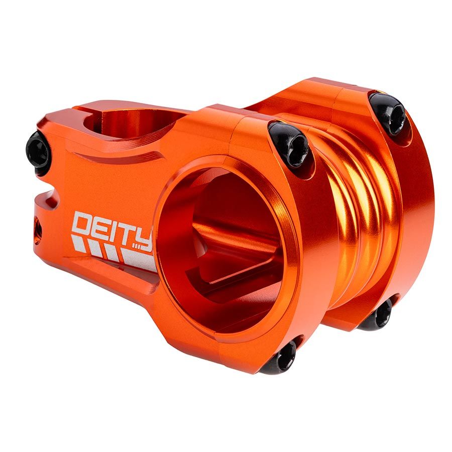 Deity, Copperhead 42, Stem, Diameter: 31.8mm, Length: 42mm, Steerer: 1-1/8'', 0Â°, Orange