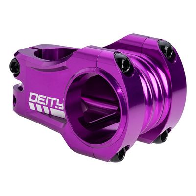 Deity, Copperhead 42, Stem, Diameter: 31.8mm, Length: 42mm, Steerer: 1-1/8'', 0Â°, Purple