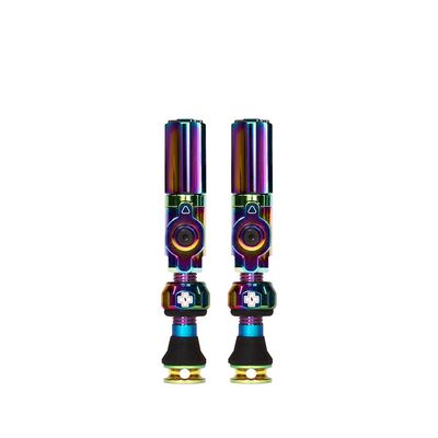 Muc-Off, Big Bore Hybrid Small, Tubeless Valve, Hybrid, 30mm, Iridescent, Pair