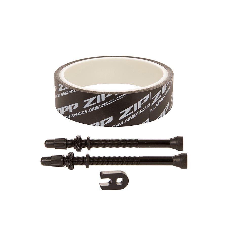 Zipp, Tubeless Kit, 26mm tape, 80mm valves, Fits 454 and 404