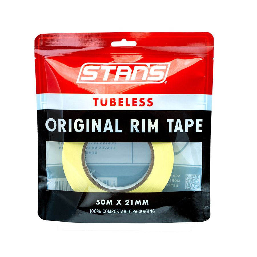 Stans No Tubes, Rim Tape, Tubeless Tape, 50m, 21mm