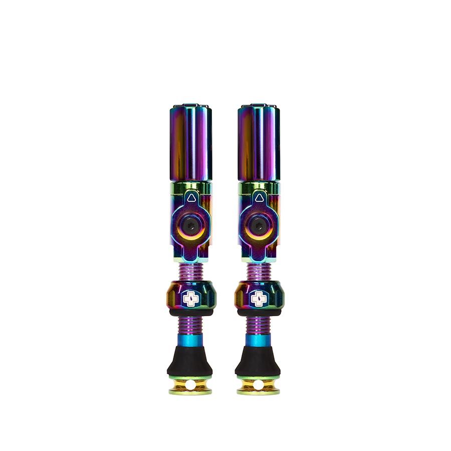Muc-Off, Big Bore Hybrid Medium, Tubeless Valve, Hybrid, 35mm, Iridescent, Pair