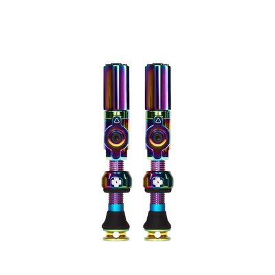 Muc-Off, Big Bore Hybrid Medium, Tubeless Valve, Hybrid, 35mm, Iridescent, Pair