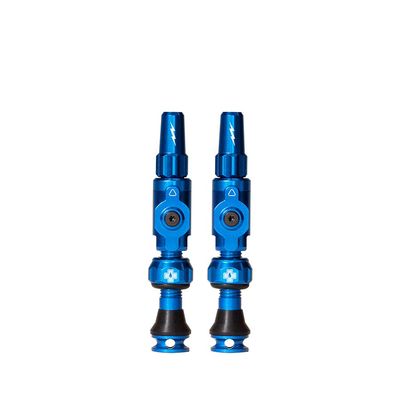 Muc-Off, Big Bore Lite Small, Tubeless Valve, Presta, 30mm, Blue, Pair