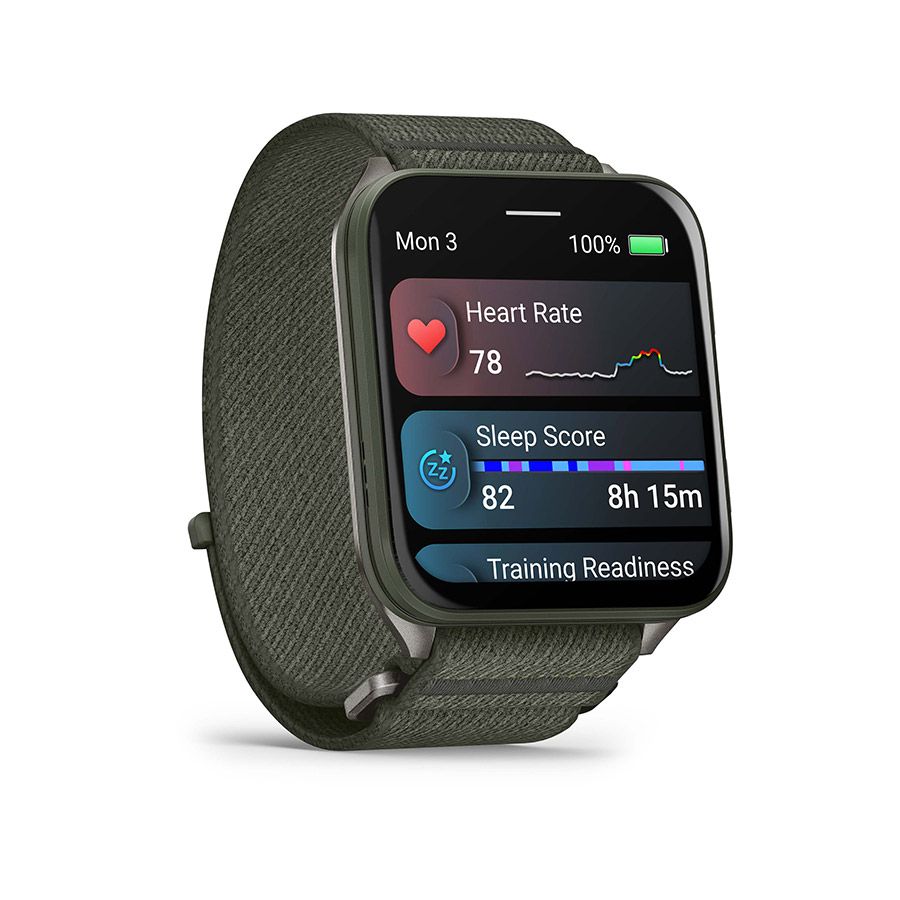 Garmin, Venu X1, Watch, Watch Color: Moss, Wristband: Moss - Nylon