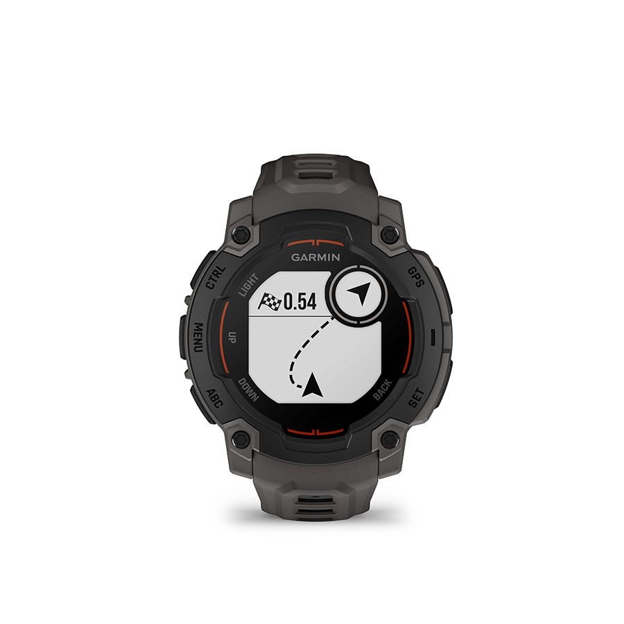 Garmin, Instinct E 45mm, Watch, Watch Color: Black, Wristband: Charcoal - Silicone