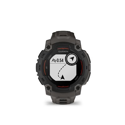 Garmin, Instinct E 45mm, Watch, Watch Color: Black, Wristband: Charcoal - Silicone