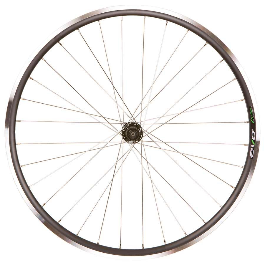 Wheel Shop, Evo Tour 16 Black/ Shimano Tiagra FH-RS400 Black, Wheel, Rear, 700C / 622, Holes: 32, QR, 130mm, Rim, Shimano HG 11