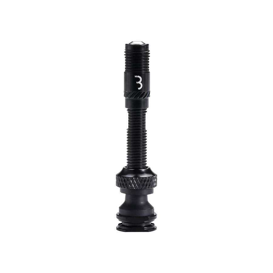 BBB Cycling, BTI-166 Valve CoreCap, Tubeless Valve, 40mm, Black, Pair