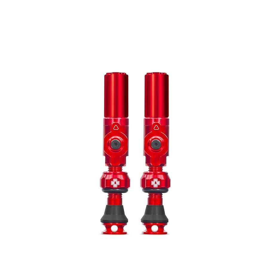 Muc-Off, Big Bore Hybrid Small, Tubeless Valve, Hybrid, 30mm, Red, Pair