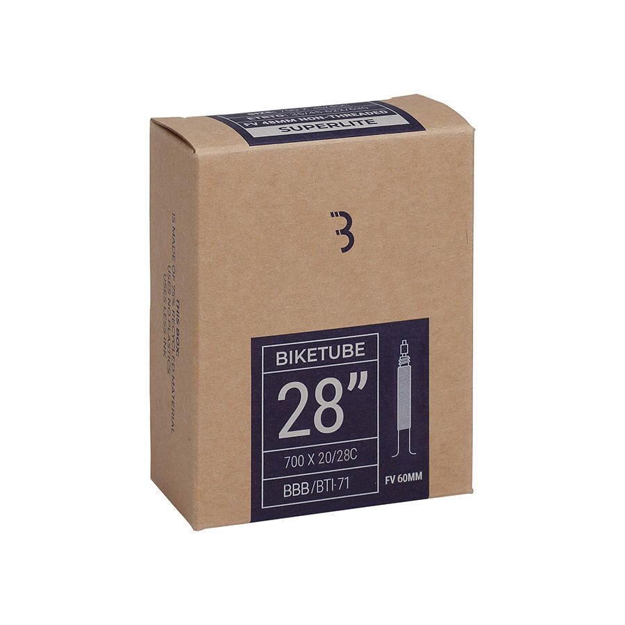 BBB Cycling, Tube, Presta, Length: 60mm, 700C, 20-28C
