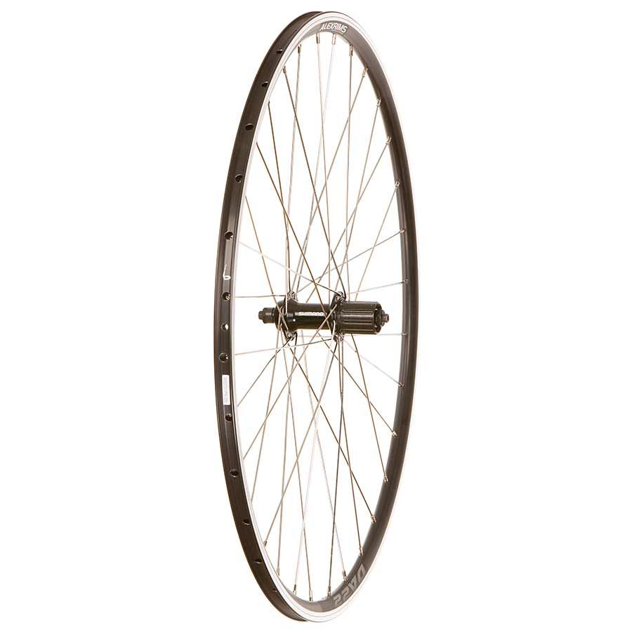 Wheel Shop, Alex DA22/ Shimano Tiagra FH-RS400 Black, Wheel, Rear, 700C / 622, Holes: 32, QR, 130mm, Rim, Shimano HG 11