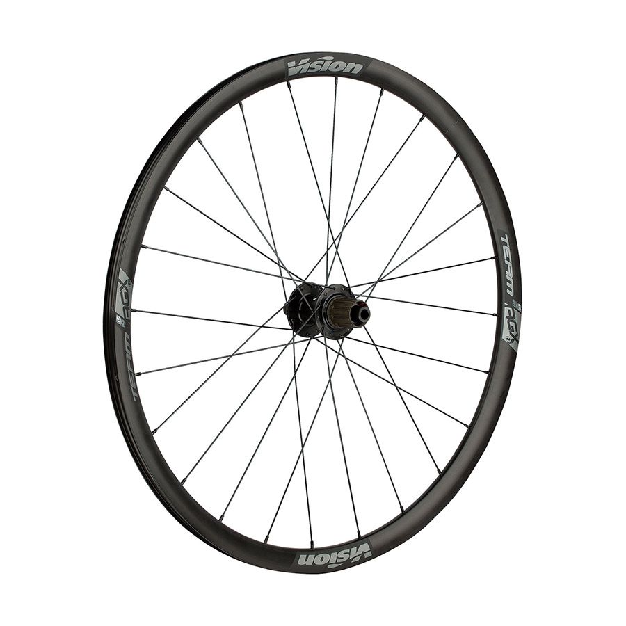 Vision, Team 30 i23 TL DISC, Wheel, Front and Rear, 700C / 622, Holes: F: 24, R: 24, F: 12mm, R: 12mm, F: 100, R: 142, Disc Center Lock, SRAM XD-R, Set