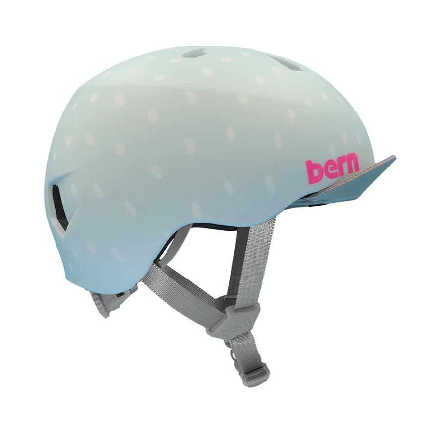 Bern, Nina DVRT, Helmet, XSS, 48 - 51.5cm, Matte Seaglass Polka Dot