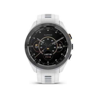 Garmin, Approach S70S, Watch, Watch Color: White, Wristband: White - Silicone