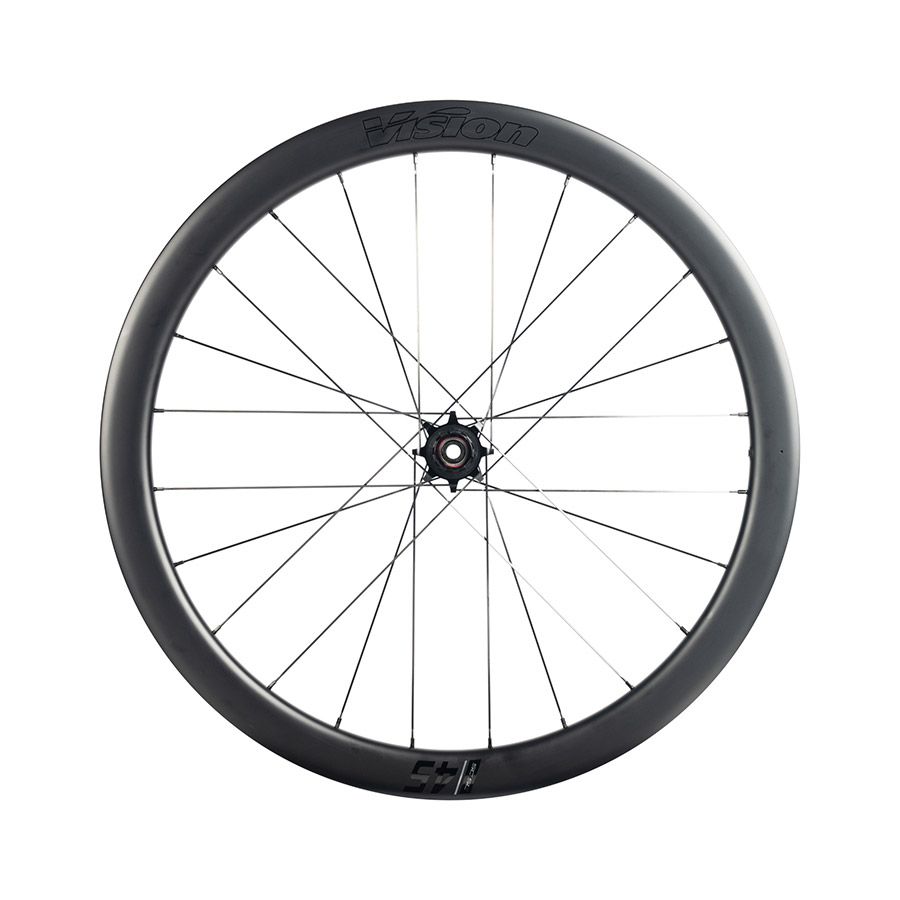 Vision, SC 45 SL DISC, Wheel, Front and Rear, 700C / 622, Holes: F: 21, R: 24, F: TA 12mm, R: X 12mm, F: 100, R: 142, Disc Center Lock, SRAM XD-R, Set