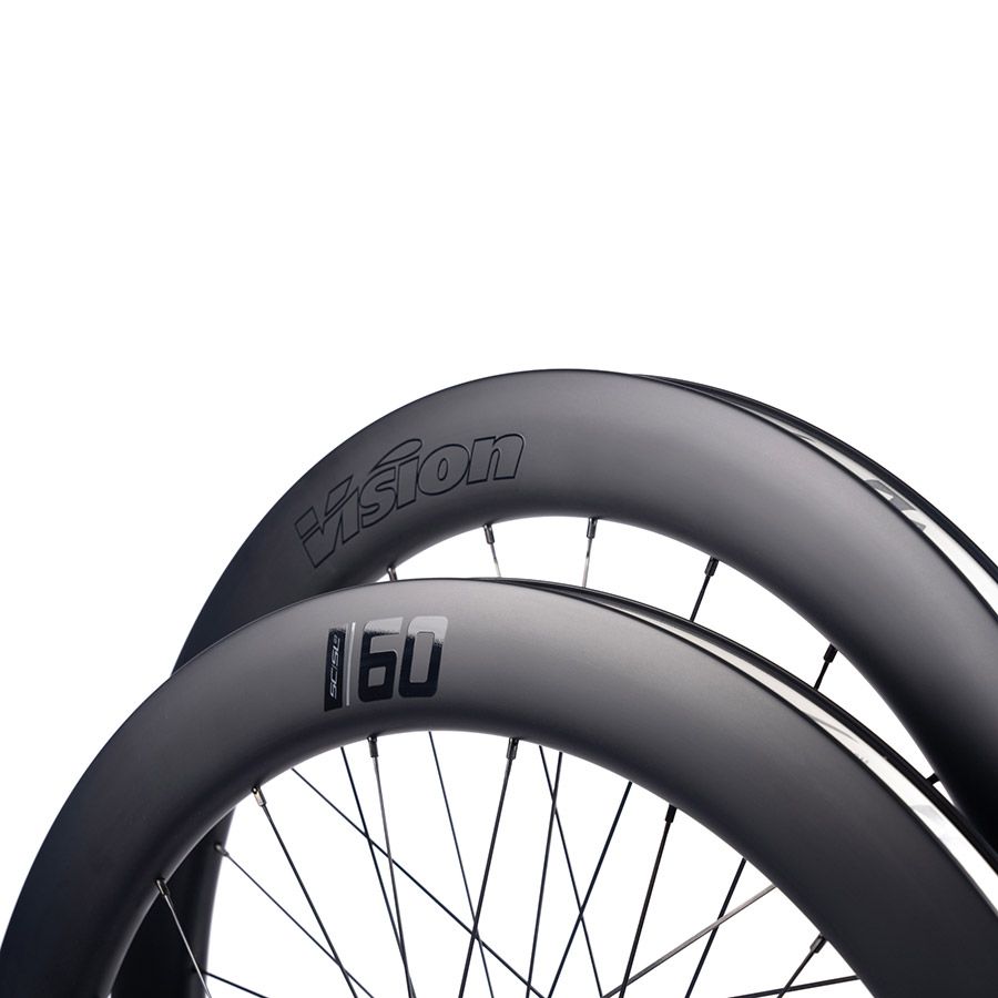 Vision, SC 60 SL DISC, Wheel, Front and Rear, 700C / 622, Holes: F: 21, R: 24, F: TA 12mm, R: X 12mm, F: 100, R: 142, Disc Center Lock, Shimano Road 11/12, Set