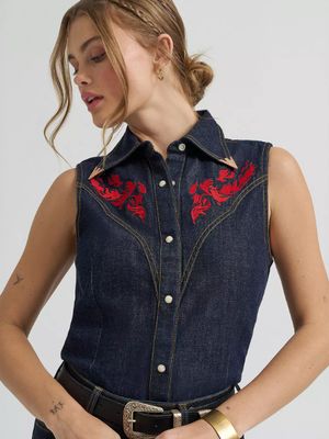 SLEEVELESS SHIRT 112382385
