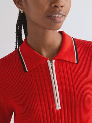 QUARTER ZIP POLO 112378398