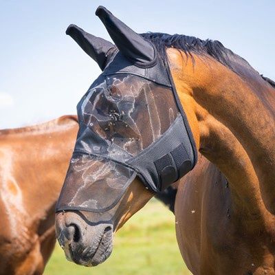 31300009 VLIEGENMASKER MET NEUSSTUK