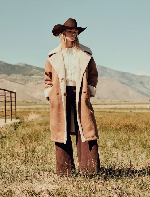 112387286 Wrange Coat Medium Brown