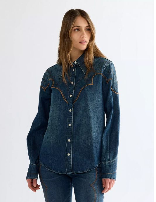 112386772 WESTERN  YOKE SHIRT