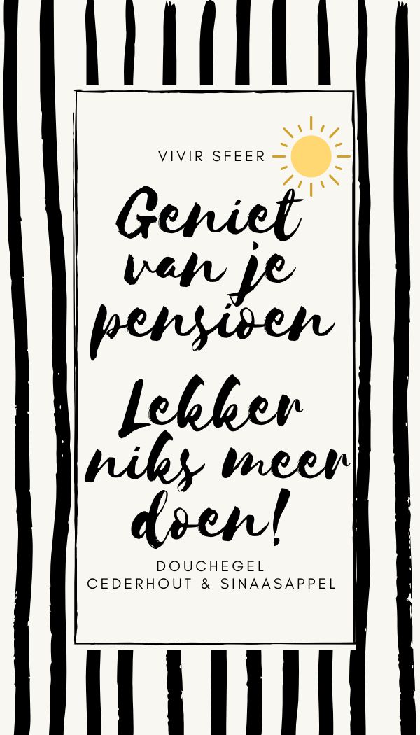 Vivir Sfeer - Douchegel - Pensioen