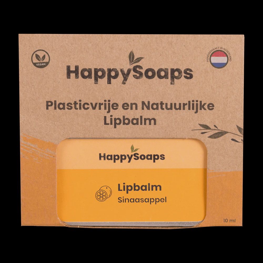 HS - plasticvrije en natuurlijke lipbalm - sinaasappel