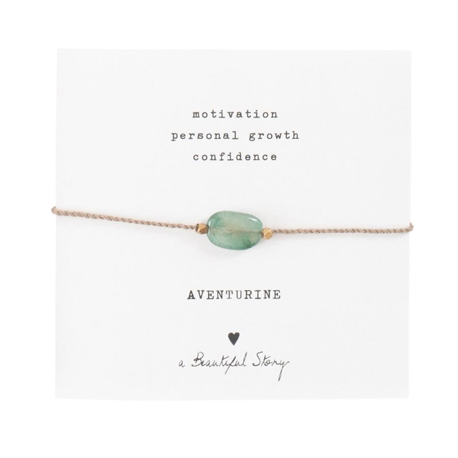 Gemstone Card - Aventurine