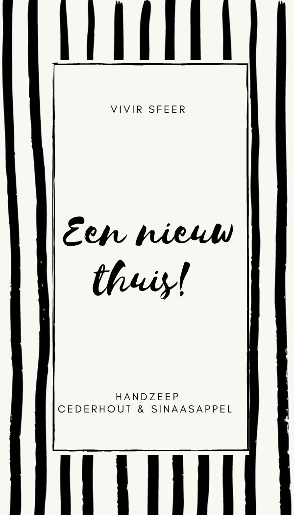 Vivir Sfeer - Handzeep - Een nieuw thuis!