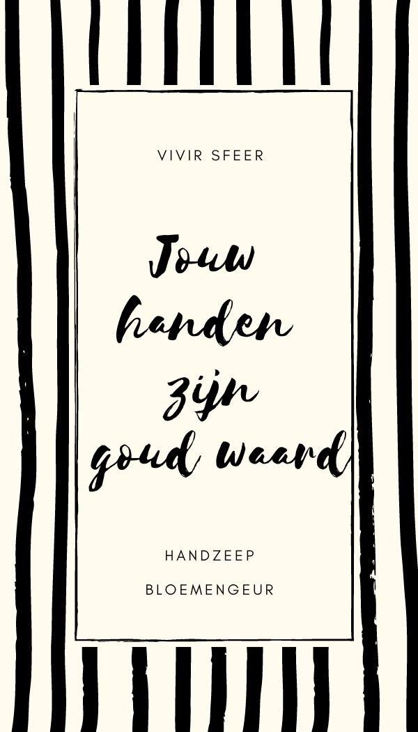 Vivir Sfeer - Handzeep - Jouw handen zijn goud waard!