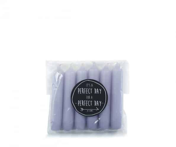 Rustik Lys – Mini dinerkaars – MISTY LILAC