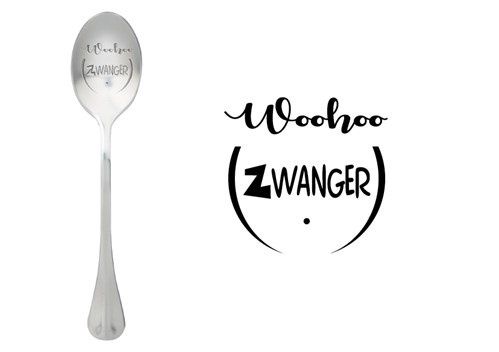 One Message Spoon Woohoo Zwanger