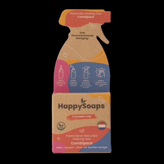 Happy Soaps - Cleaning Tabs - Combipack