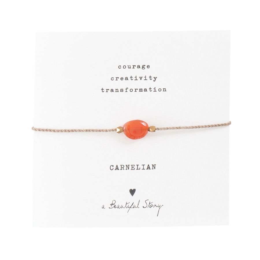 Gemstone Card - Carnelian