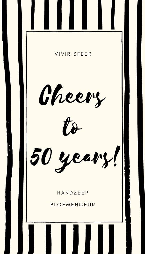 Vivir Sfeer - Handzeep - Cheers to 50 years!
