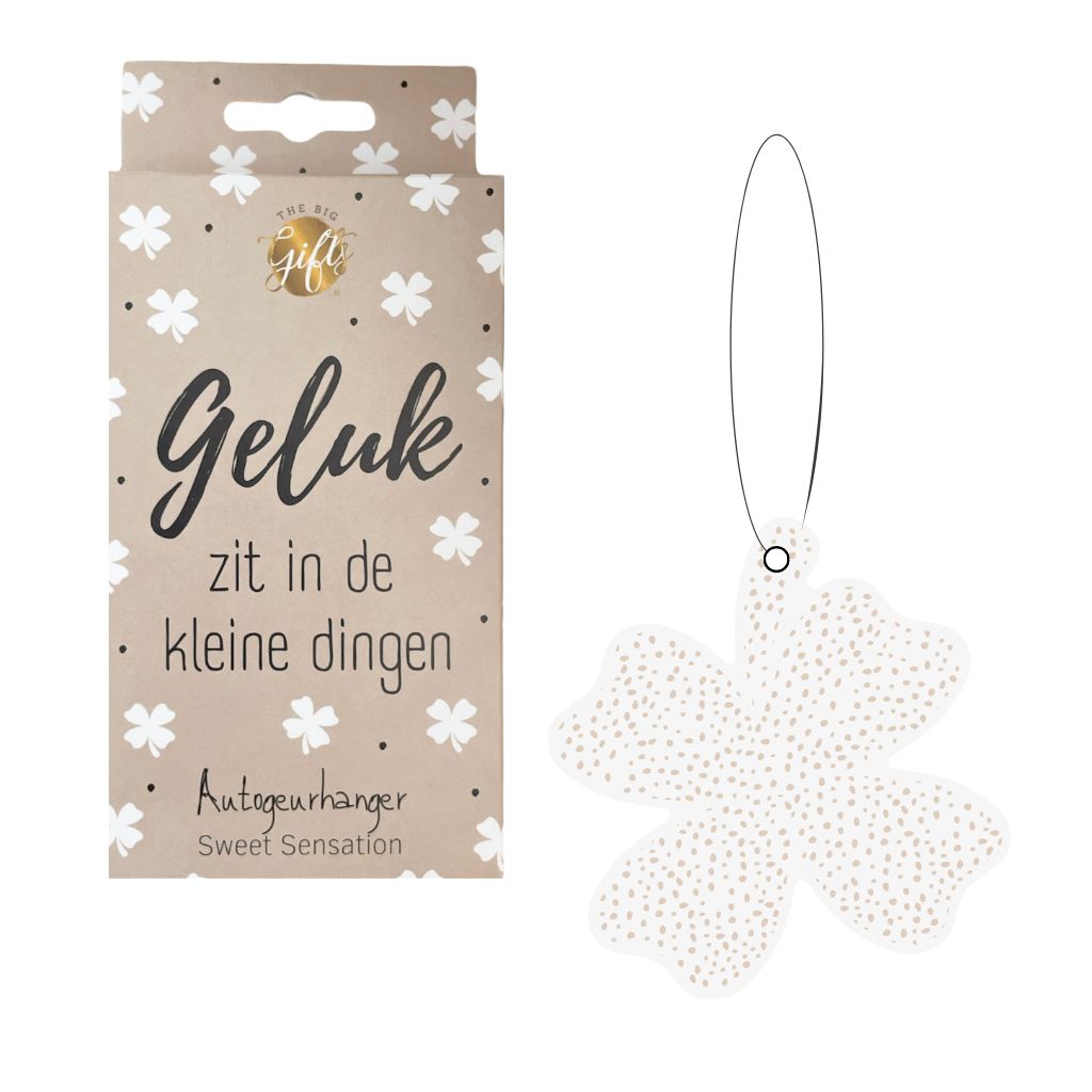 Autogeurhanger - Geluk zit in de kleine dingen