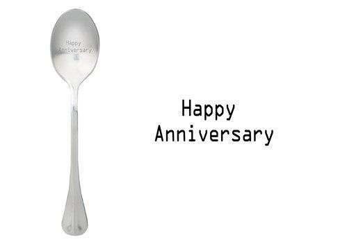 One Message Spoon - Happy Anniversary
