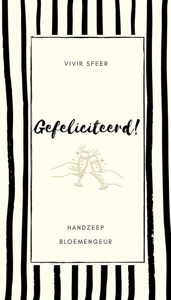 Vivir Sfeer - Handzeep - Gefeliciteerd!