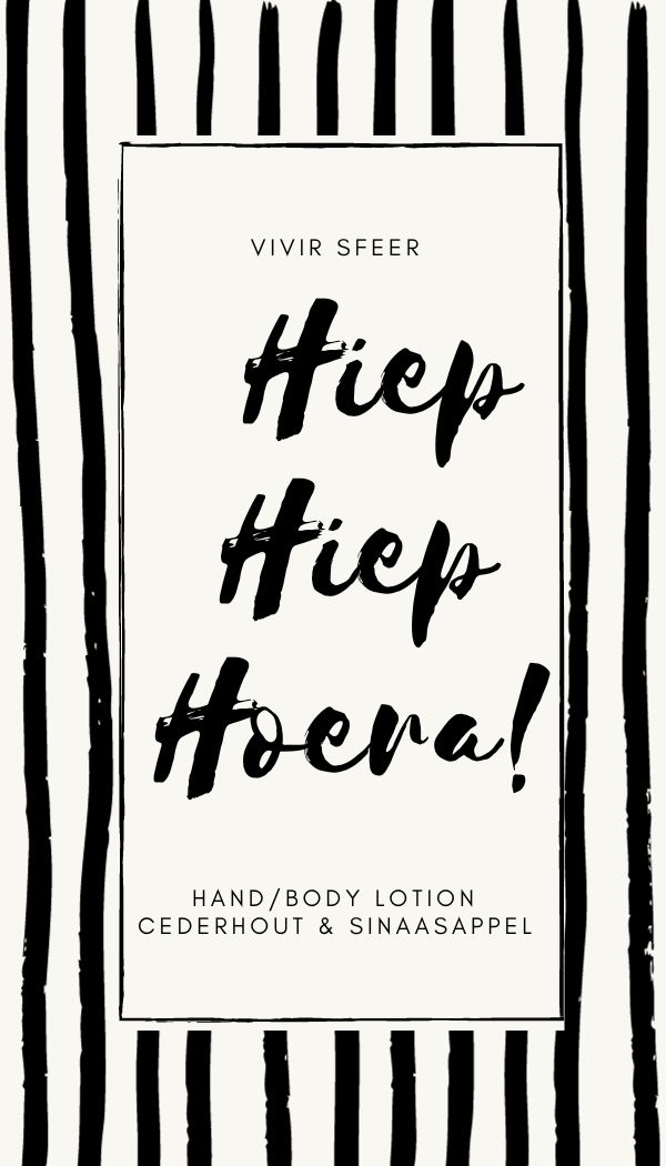Vivir Sfeer - Lotion - Hiep Hiep Hoera