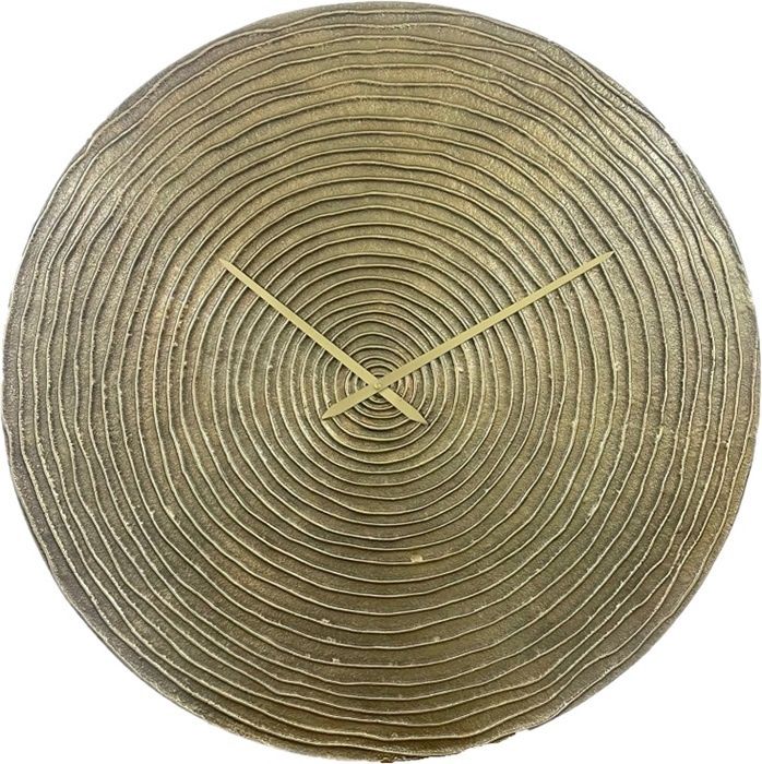 Mansion - Klok - Swirl Cast Alu Brass Antiq - ALLEEN AFHALEN