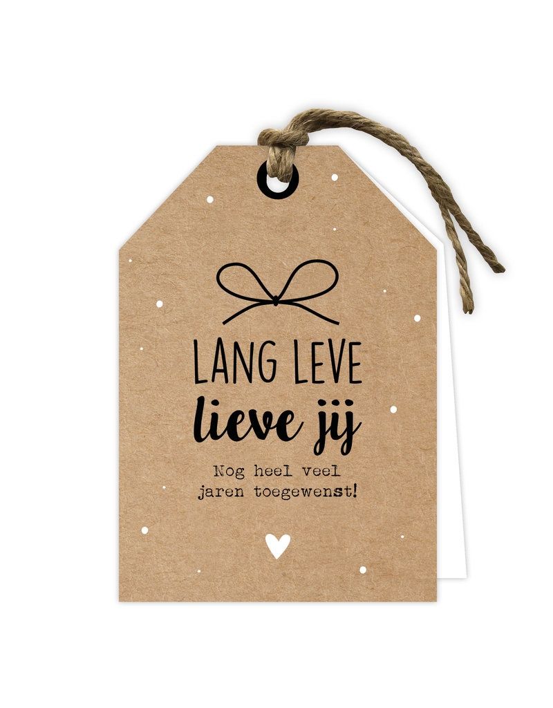 Wenskaart - Lang leve lieve jij