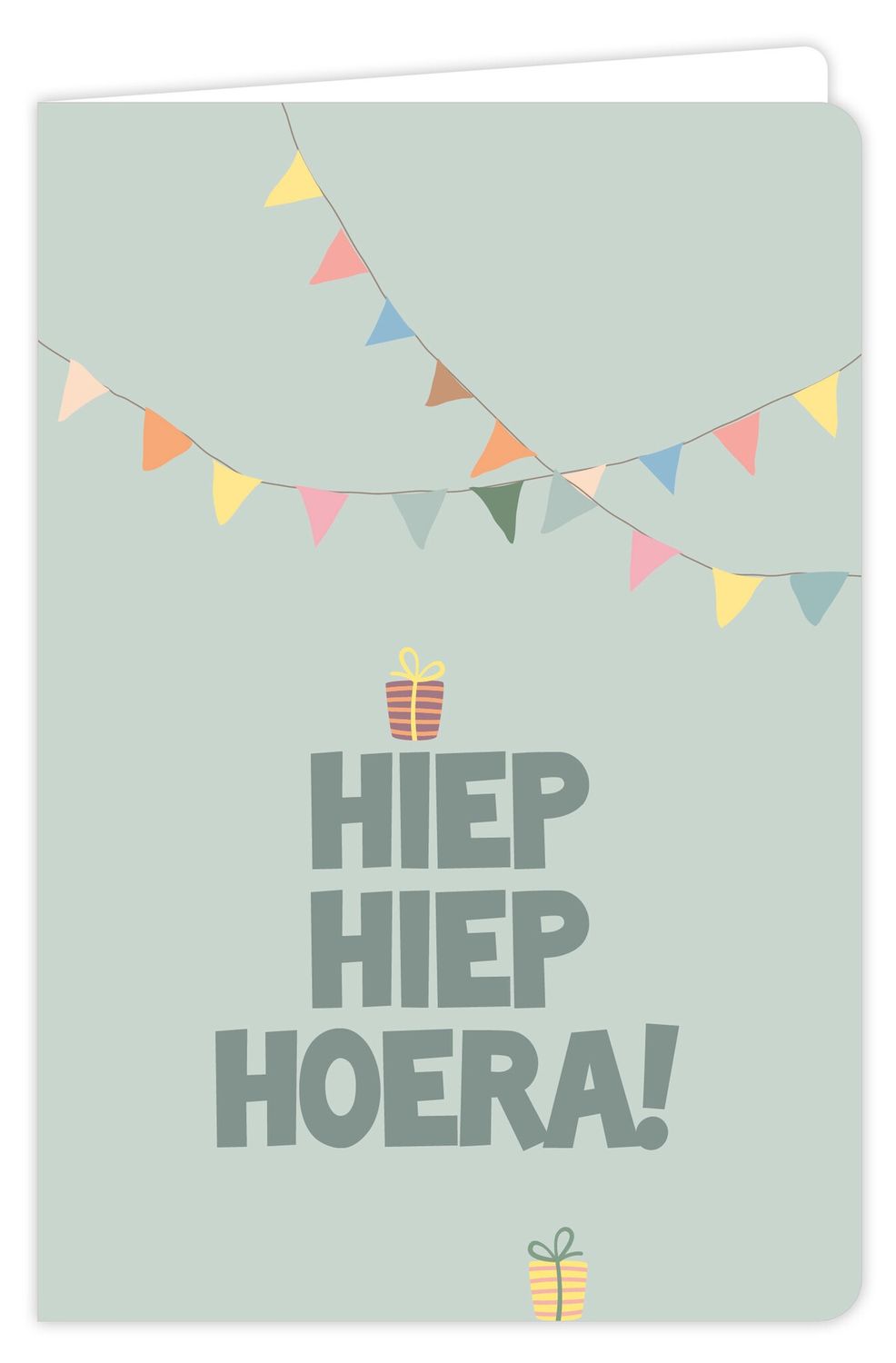 Wenskaart - Flow - Hiep Hiep Hoera